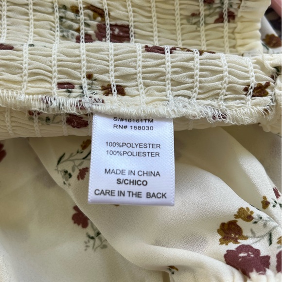 Ross Floral top NWT - Picture 6 of 8